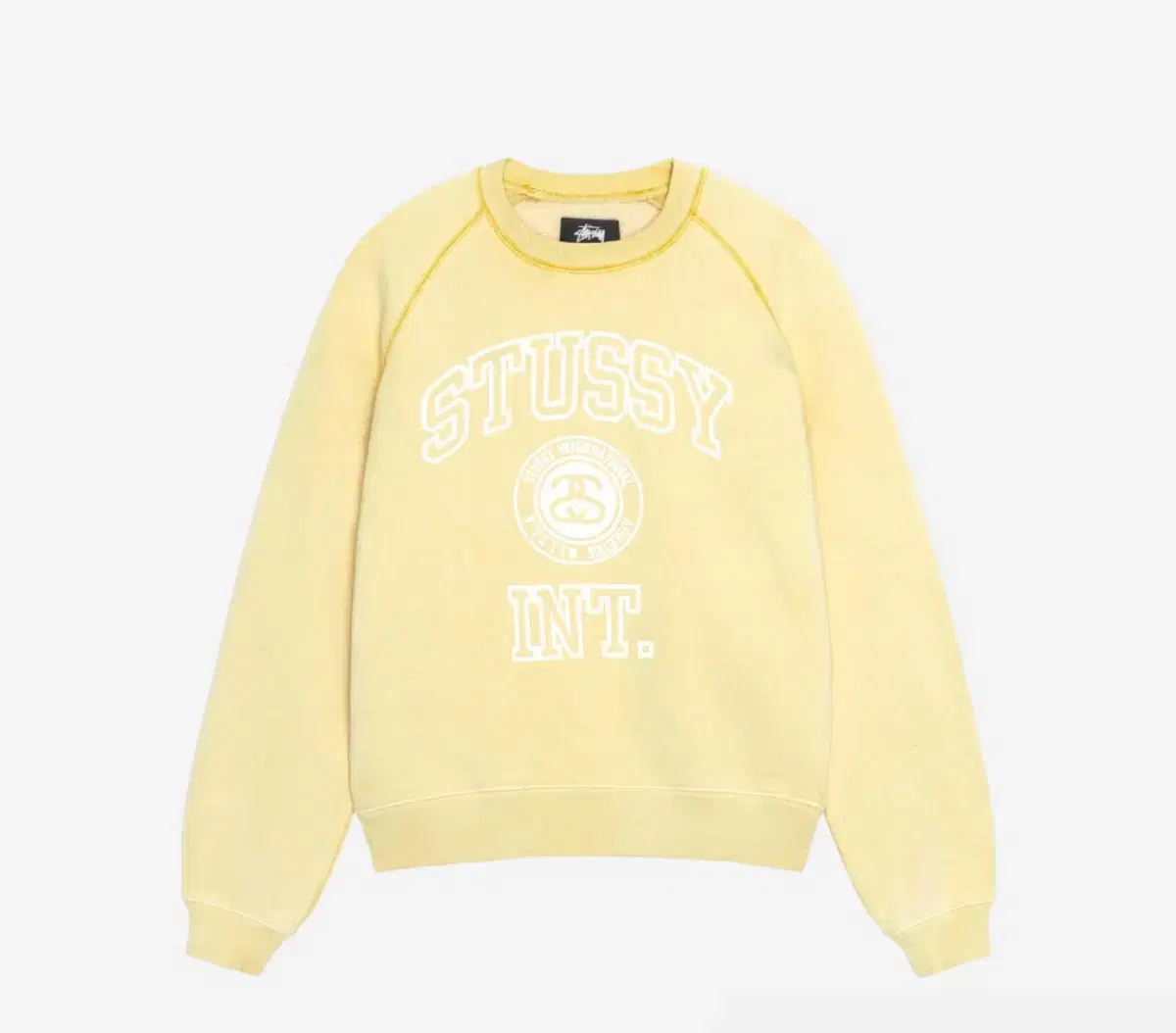 스투시 OVERLOCK VARSITY RAGLAN CREW